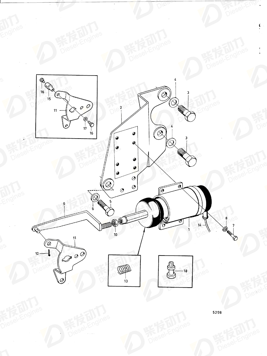 volvo penta Washer 955891 Drawing volvo penta Washer 955891 Drawing